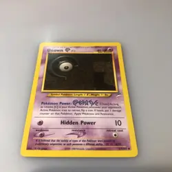 UNOWN C - 57/105 - Neo Destiny - Uncommon - Pokemon Card - Mint - Image 3