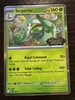 Serperior - Prerelease Promo Pokemon Card MEP 064 Perfect Order - Image 1