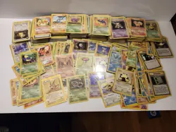 600+ Vintage Pokemon Cards WOTC Bulk Lot Base Jungle Fossil Rocket Neo Mixed... - Image 1