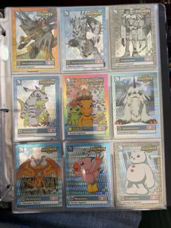 13 2000 Digimon Holo Cards MetalGreymon WereGarurumon Andromon - Image 1