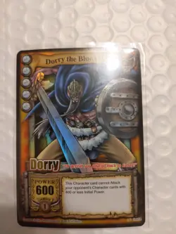 Bandai One Piece CCG Card Game Dorry The Blue Ogre Gold Rare Holo Vintage 2006 - Image 2