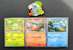 Ascended Heroes First Partners Deluxe Pin Collection - Pin & Promo Cards SWIRL - Image 1