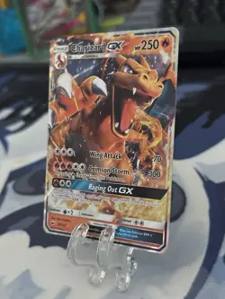 Charizard GX 20/147 SM-Burning Shadows Ultra Rare Holo Pokemon Card - NM - Image 3