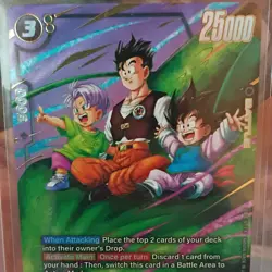 Bandai Dragon Ball Super Battle Card Gohan Trunks Goten Foil 25000 Power - Image 1
