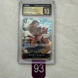 CGC 10 PRISTINE Monkey D Luffy P-075 Premium Card Collection (Best Selection 93 - Image 1