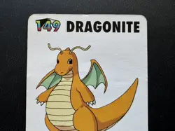 Pokemon Dragonite 149 Mini Card 1998 Applause Nintendo KFC Promo Vintage LP - Image 2