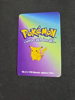 1998 Pikachu Pokemon Playing Card KFC - Image 2