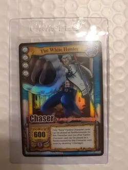 Bandai One Piece CCG Card Chaser The White Hunter Silver Rare Holo Vintage 2006 - Image 1