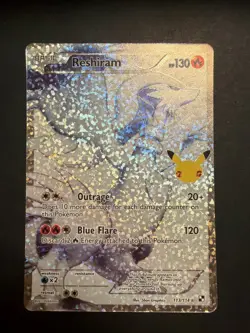 Pokemon TCG Reshiram Celebrations Classic Collection Card 113/114 NM/M Condition - Image 1