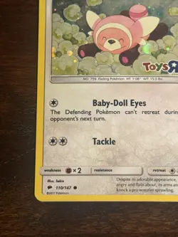 Stufful - 110/147 - Toys R Us Stamped Holo Promo Pokemon Card - Image 5