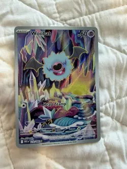 Pokemon TCG Woobat Card White Flare 119/086 - Image 1