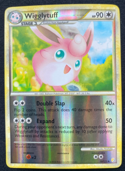 Wigglytuff 56/123 - Reverse Holo - HeartGold SoulSilver Pokemon Card (LP) - Image 1
