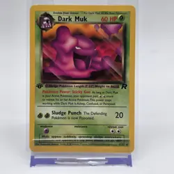 Pokemon Dark Muk 1st Edition 41/82 Team Rocket Set WotC 1999 Vintage TCG Card - Image 1