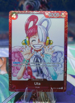 Uta - OP01-005 - Promo - One Piece Card Game - Film RED N/M English TCG - Image 1