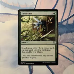 Three Visits Commander Legends 261 NM MTG Card x1 - Image 1