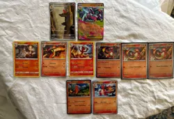 Pokemon TCG Charmeleon Holo 151 card Lot 170/165 169/165 - Image 1