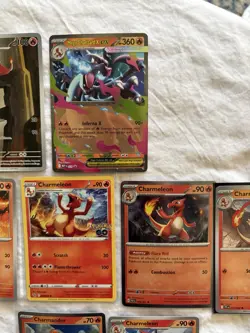 Pokemon TCG Charmeleon Holo 151 card Lot 170/165 169/165 - Image 4