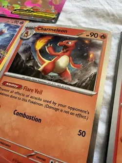 Pokemon TCG Charmeleon Holo 151 card Lot 170/165 169/165 - Image 5