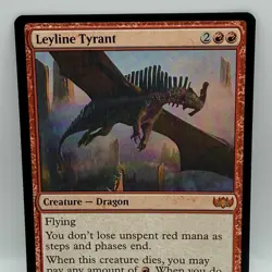 MTG Leyline Tyrant TDC 0221 NM Commander Tarkir Dragonstorm - Image 1