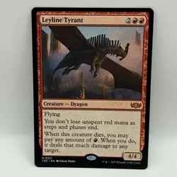 MTG Leyline Tyrant TDC 0221 NM Commander Tarkir Dragonstorm - Image 2