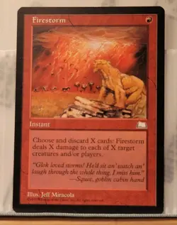 Mtg FIRESTORM MP Weatherlight Reserve List -Argo- - Image 1