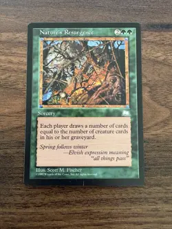 MTG - Nature's Resurgence - Weatherlight - Magic the Gathering LP - Image 1