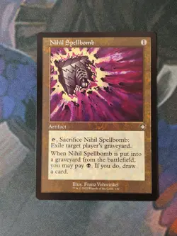 Nihil Spellbomb | RETRO | 7% Off 2+ | Brother's War | NM | MTG - Image 1