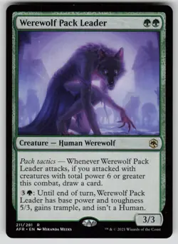 Werewolf Pack Leader Normal R Adventures in the Forgotten Realms 211 NM - Image 1