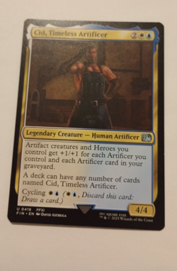Cid, Timeless Artificer (416) Final Fantasy FIN, Magic MtG, FFXI, Regular - NM! - Image 1