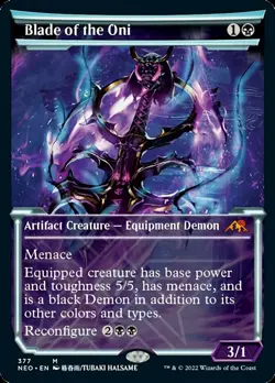 Blade of the Oni - Showcase - Kamigawa Neon Dynasty - NEO - Image 1