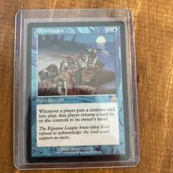 Overburden Prophecy Regular Mtg Magic The Gathering LP - Image 1