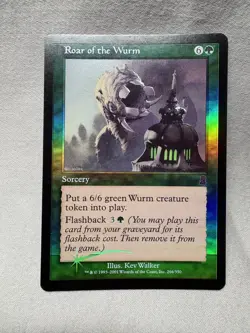 Mtg Roar of the Wurm Odyssey Foil #266 Mint NP - Image 1