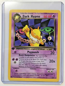 Pokemon Team Rocket 1st Dark Hypno 26/82 Non Holo Rare NMM Unplayed WOTC 2000 - Image 2