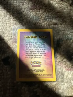 Pokemon Ancient Mew 1999-2000 Wizards (Full Art) Holo - Image 3