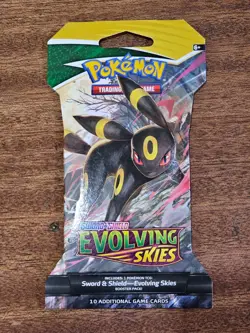 Pokemon Sword & Shield Evolving Skies Umbreon Sleeved Booster Pack - Sealed! - Image 1