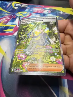 WALLY'S COMPASSION 186/132 - Mega Evolution - Special Illustration Rare Pokemon - Image 3