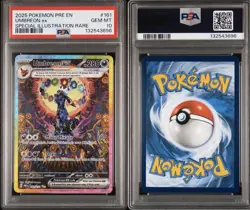 2025 POKEMON PRISMATIC EVOLUTIONS SPECIAL ILLUSTRATION RARE UMBREON EX PSA 10 - Image 3