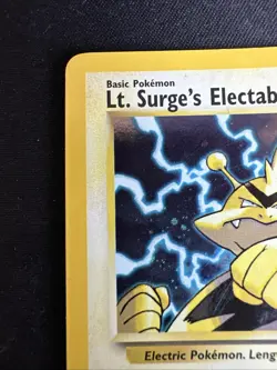 POKEMON Lt. Surge's Electabuzz 6/132 Gym Heroes Unlimited Holo Rare - Image 2