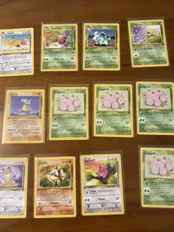 Pokemon TCG 1st Edition Jungle Lot - 22 Commons & Uncommons - LP-HP - Image 2