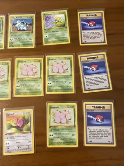 Pokemon TCG 1st Edition Jungle Lot - 22 Commons & Uncommons - LP-HP - Image 3