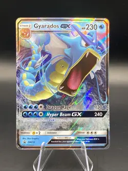 Pokemon TCG Gyarados GX SM212 Sun & Moon Promo Black Star Full Art Holo 2019 - Image 1