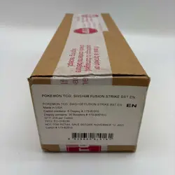 Pokemon TCG SWSH08 Fusion Strike Booster Box Case SEALED NEW - Image 1