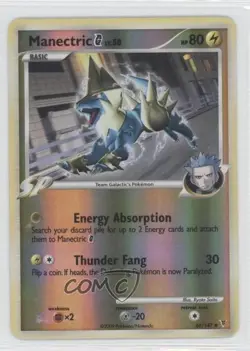 Manectric Reverse Foil Pokemon Platinum Supreme Victors #66 2009 - Image 1