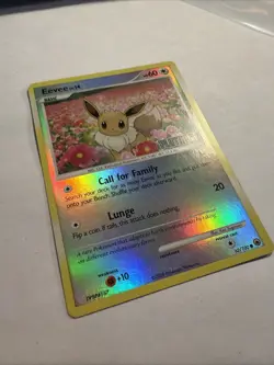 Pokemon - Eevee - 62/100 Burger King Promo Reverse Holo - Platinum Stamped LP - Image 2