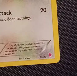 Eevee 13/30 Pokemon TCG XY Trainer Kit Sylveon & Noivern (PR) 2014 - Image 2