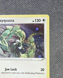 2020 Rayquaza SWSH029 Pixel Cosmos Holo Black Star Promo Holo NM Pokemon TCG - Image 4