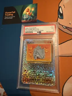 2002 Pokemon Legendary Collection #90/110 Rhyhorn-Reverse Foil - PSA 3 - Image 1