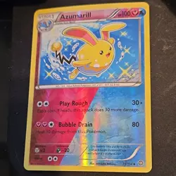 Pokemon Azumarill 77/114 XY - Steam Siege Reverse Holo Uncommon NM - Image 1