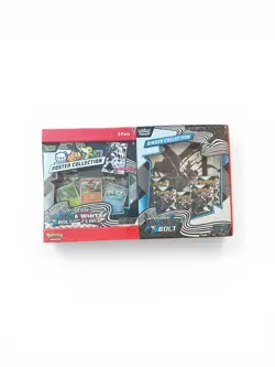Pokemon TCG Black Bolt Binder + Black Bolt & White Flare Unova Poster Collection - Image 1
