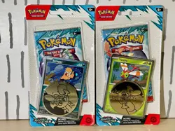 Pokemon TCG Journey Together Scraggy/Yanma Checklane Blister Pack Sealed Cosmos - Image 1